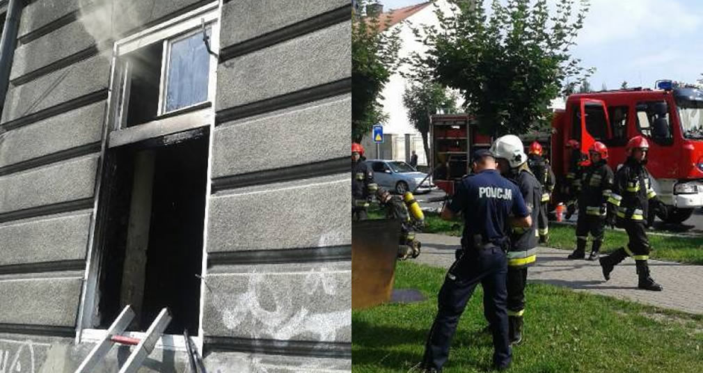 Nowy Sącz: Pożar w kamienicy przy ulicy Długosza