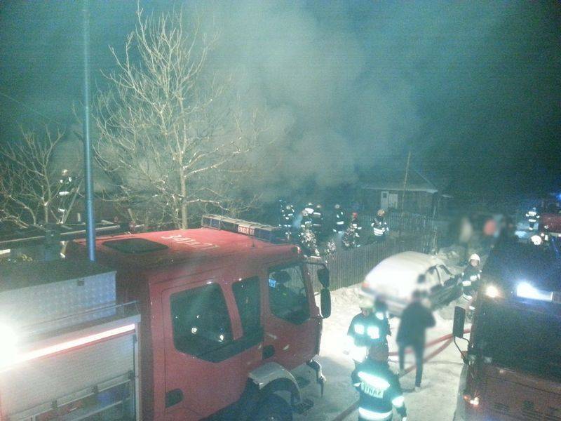 Pożar w Bukowcu - Fot. OSP Korzenna