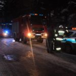 Tylicz: Zderzenie dwóch samochodów osobowych na ul. Wolności - Fot. KM PSP Nowy Sącz
