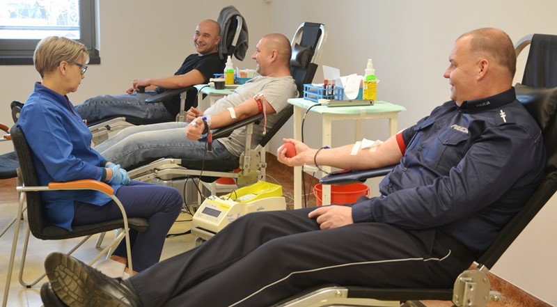 Nowy Sącz: W Komendzie Policji zebrano prawie 12 litrów krwi