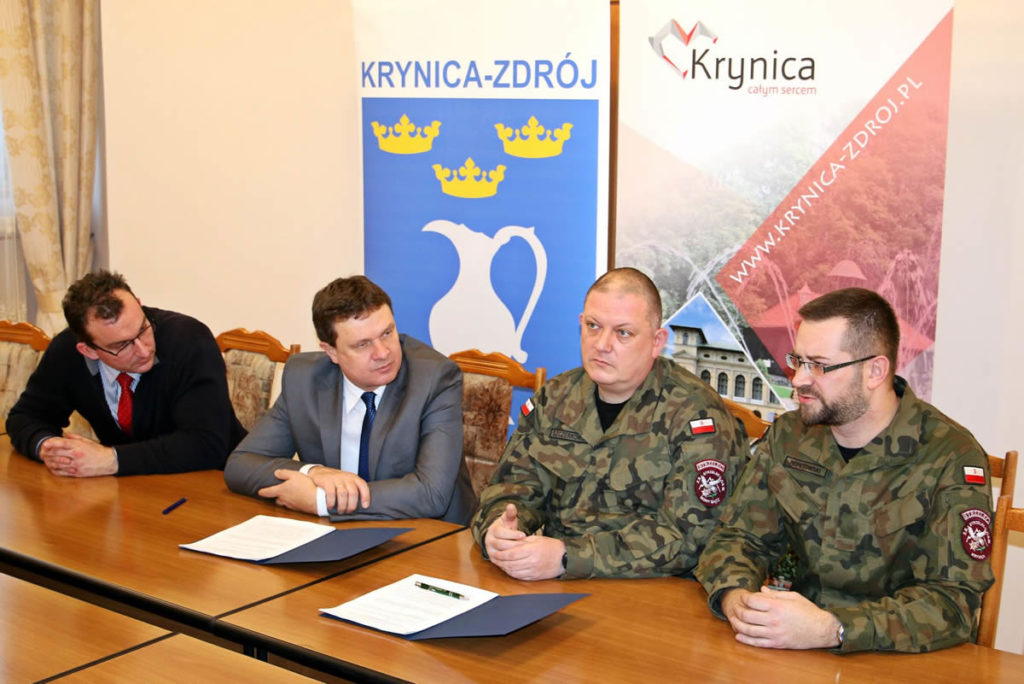 Gmina Krynica-Zdrój podpisała porozumienie z Związkiem Strzeleckim „Strzelec”