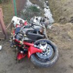 Śmiertelny wypadek motocyklisty w Mokrej Wsi - foto. KMPSP Nowy Sącz