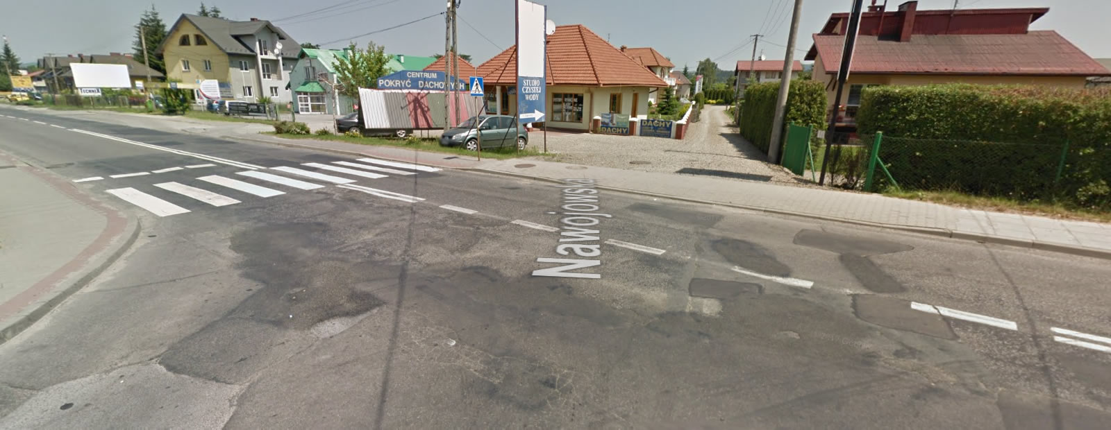 ul. Nawojowska w Nowym Sączu - fot. Google Street View Polska