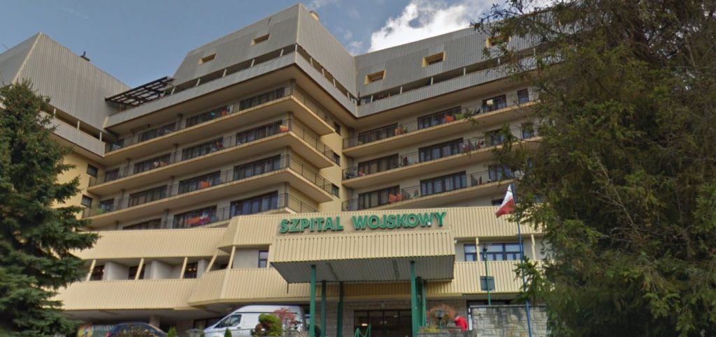 Krynica-Zdrój. Szpital Wojskowy został poddany kwarantannie – U jednej osoby potwierdzono zakażenie koronawirusem
