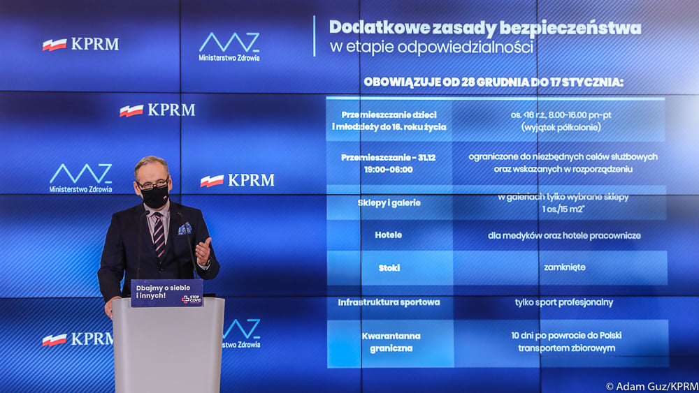 Adam Niedzielski Minister Zdrowia - źródło: gov.pl