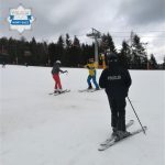 Policyjny patrol narciarski