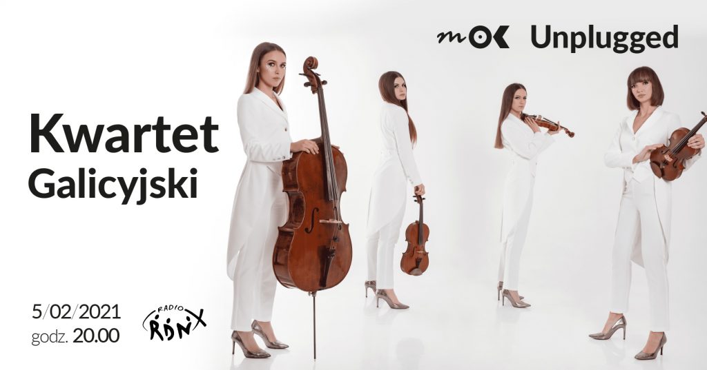 Drugi koncert z cyklu „MOK Unplugged” – Tym razem na scenie Miejskiego Ośrodka Kultury wystąpi Kwartet Galicyjski!