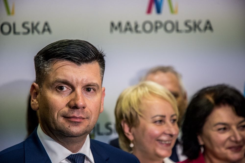 Łukasz Smółka Marszałek Województwa Małopolskiego